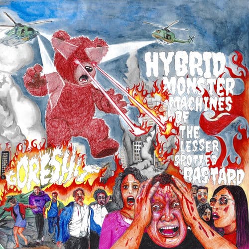 hybrid monster machines of the lesser spotted bastard by goreshit