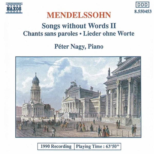 Lieder ohne Worte (Songs without Words), Book 1, Op. 19b: Lied ohne Worte (Song without Words) No. 6 in G minor, Op. 19, No. 6, "Venezianisches Gondellied" (Venetian Gondola Song) by Felix Mendelssohn