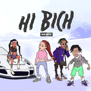 Hi Bich (Remix) [feat. YBN Nahmir, Rich The Kid and Asian Doll] by Bhad Bhabie