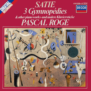 3 Gymnopédies & Other Piano Works (Pascal Rogé) by Erik Satie