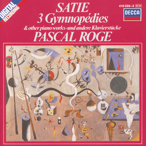 Satie: 3 Gymnopédies; 6 Gnossiennes etc. by Erik Satie