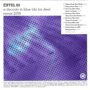 Blue [da ba dee] [2009 Remixes] by Eiffel 65