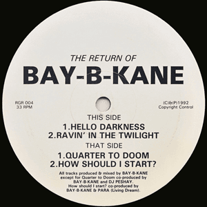 The Return Of Bay-B-Kane by Bay B Kane